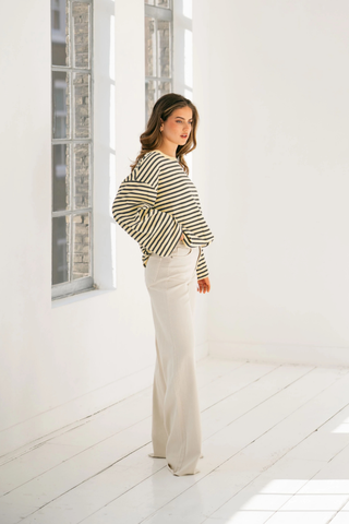 LILI - Wide-leg long jeans