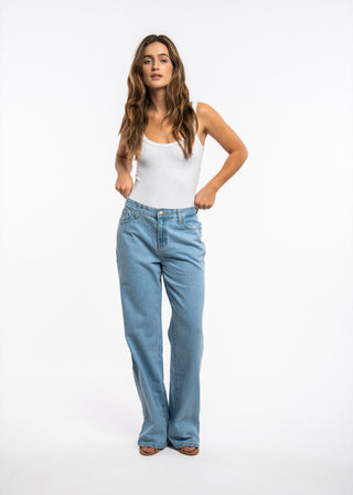 ALIX - Jean wide leg taille mi-haute