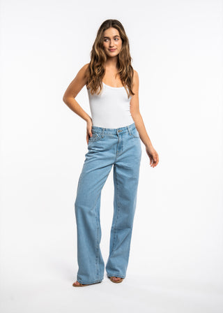 ALIX - Jean wide leg taille mi-haute