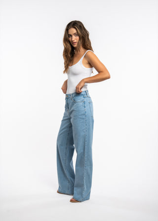 ALIX - Jean wide leg taille mi-haute