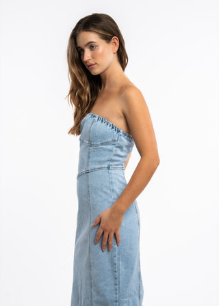 ROMY - Strapless maxi dress