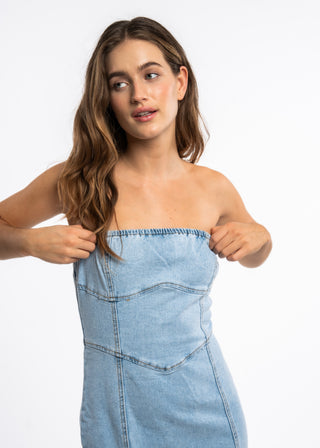ROMY - Strapless maxi dress