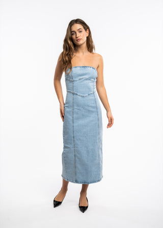 ROMY - Strapless maxi dress