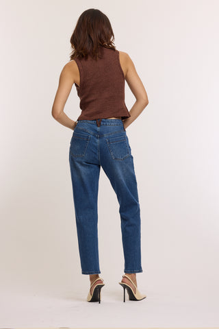 MAUD - Two-tone mom jeans