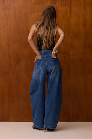 BRISE - Jean baggy ajustable