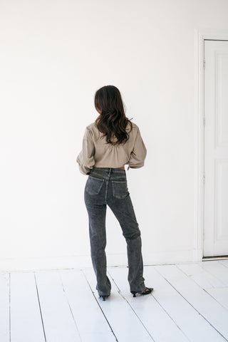 LAUREN - Grey extra long jeans