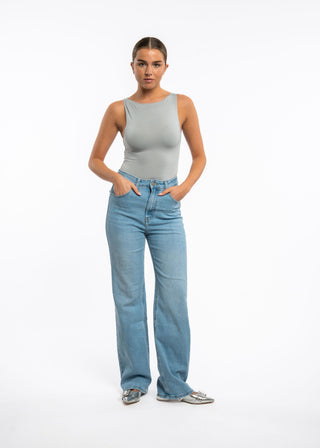 ADELINE - Jean bleu large