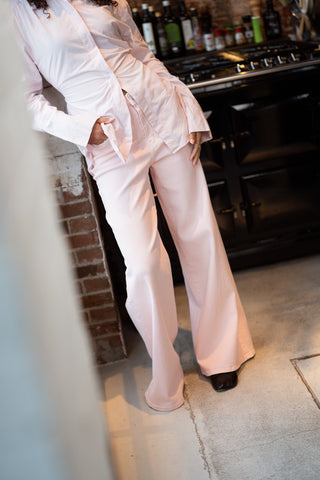 ANGELA - Jean extra wide rose