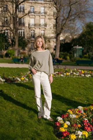 LUNA - White denim jeans