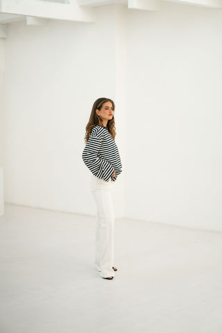 LUNA - White denim jeans