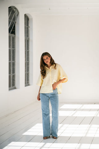 FREYA - Jean bleu evasé