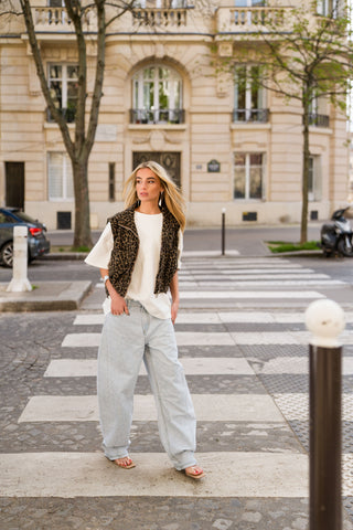 BRUME - Floral pattern jeans