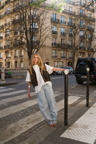 BRUME - Floral pattern jeans