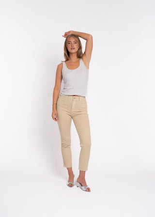 MAX - Beige denim mom jeans