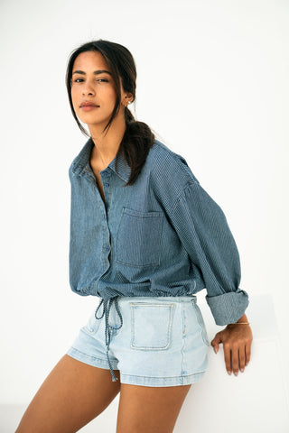 GENI - Short à poches plaquées