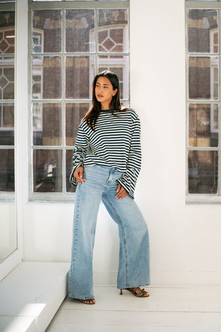ANNIE - Wide-leg jeans