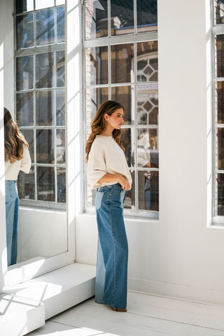 Sylvia - Two-tone jeans