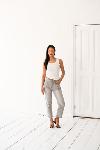 MARTI - Jean mom gris