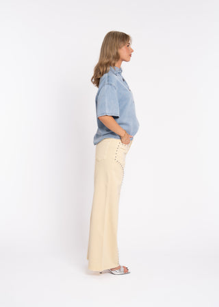TREVE - Chemise bleu légère