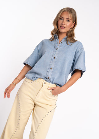 TREVE - Chemise bleu légère