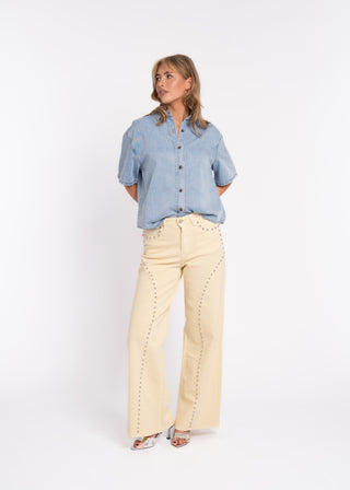 TREVE - Chemise bleu légère