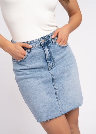 JEM - Jupe denim bleu