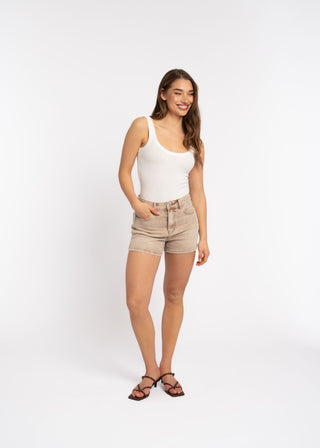 GIIA - Short denim beige