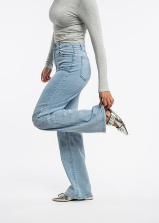 SOFIA - Light blue straight-leg jeans