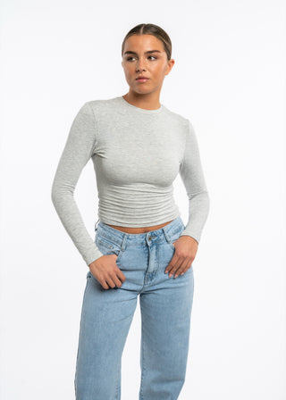 SOFIA - Light blue straight-leg jeans