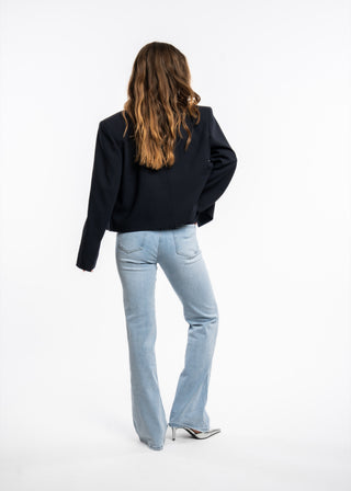 FRANCE - Jean évasé stretch taille mi-haute
