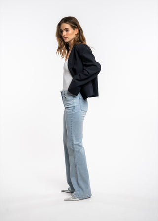 FRANCE - Jean évasé stretch taille mi-haute