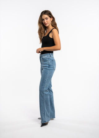 FANNY - Stretch flare jeans