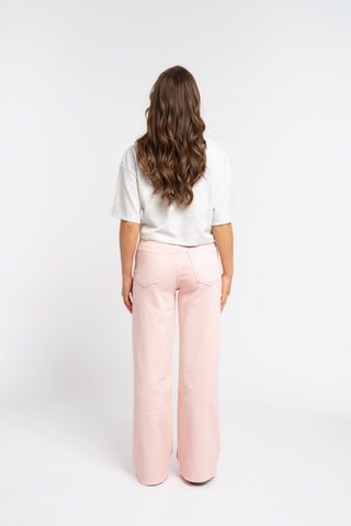 DAISY - Studded wide-leg jeans