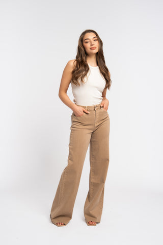 LILI - Jean wide leg longues jambes