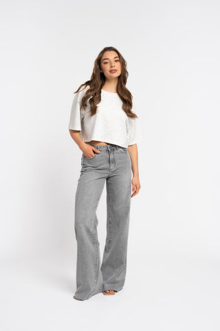 LILI - Jean wide leg longues jambes