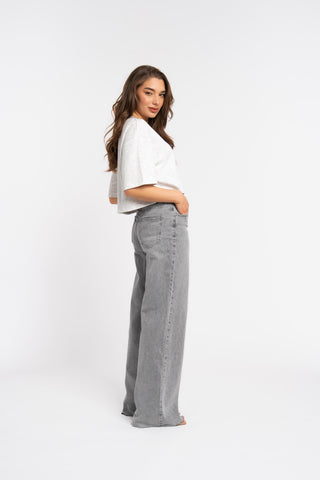 LILI - Jean wide leg longues jambes
