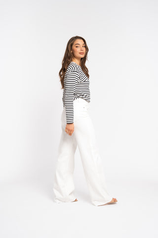 LILI - Jean wide leg longues jambes
