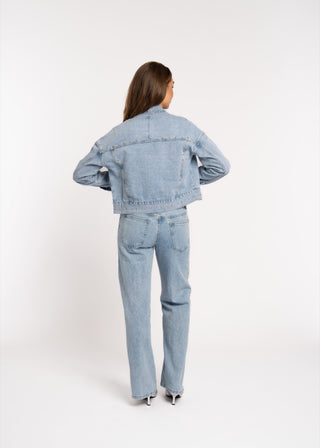 DANA - Straight-leg jeans with studded details