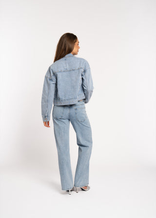 DANA - Straight-leg jeans with studded details