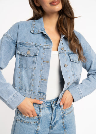 VON - Studded denim jacket