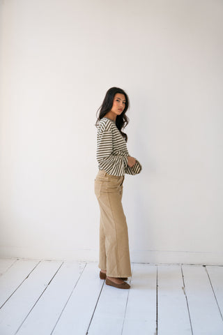 AISHA - Wide-leg cropped jeans