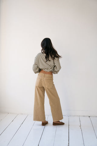 AISHA - Wide-leg cropped jeans