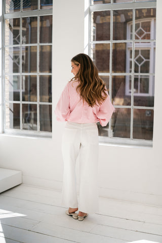 AISHA - Wide-leg cropped jeans
