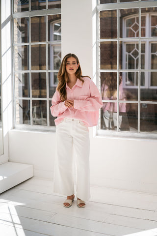 AISHA - Jean cropped wide leg