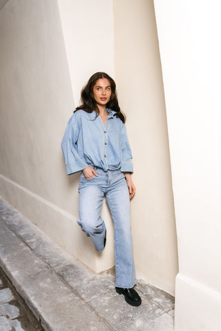 AZZY - Jean wide couture V
