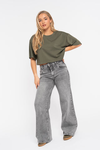 AZZY - Jean wide couture V