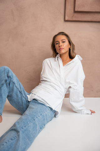 ARMY - Jean large avec coutures diagonale