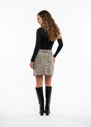 JESS - Leopard skirt