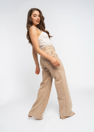 LILI - Jean wide leg longues jambes
