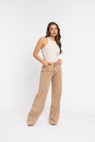 LILI - Jean wide leg longues jambes
